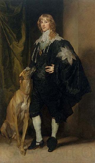 Anthony Van Dyck Portrait of James Stuart Duke of Richmond and Lenox Norge oil painting art
